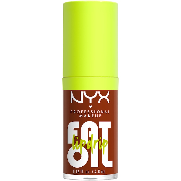 Luciu de buze NYX Professional Fat Oil Lip Drip, Scrollin, 4.8 ml