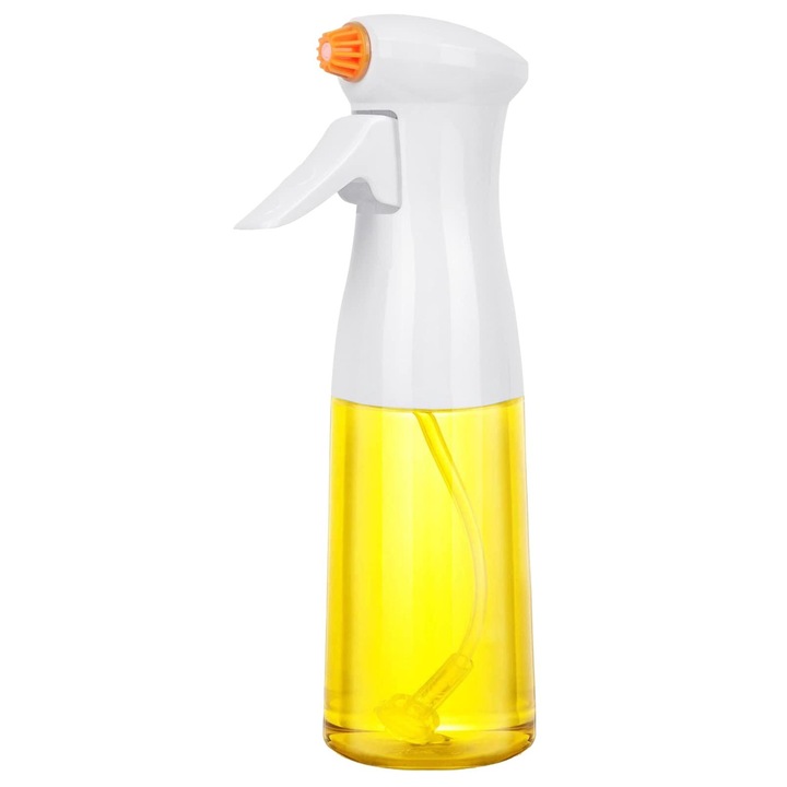 Olajpermetező, Mwaowm, Üveg, 200 ml, Átlátszó/Fehér