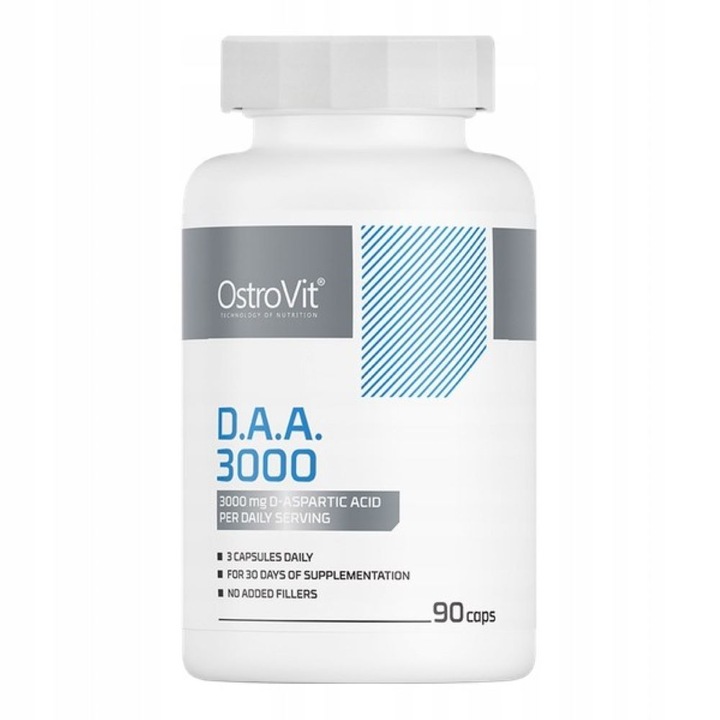 OstroVit D.A.A 3000 90 Capsule, Acid D-Aspartic