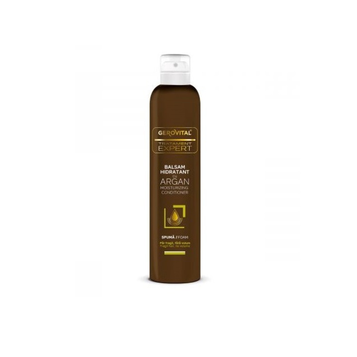 Balsam spuma hidratanta cu Argan Gerovital Tratament Expert, 200 ml, Gerovital