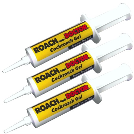 Pachet promo: Set Insecticid impotriva gandacilor de bucatarie, Doctor Roach, foarte puternic si eficient, Seringa dozatoare, Gel, 3x30 g + Perie electrica pentru curatat Magic Brush