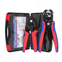 Set 2 clesti sertizare/dezizolare cu, kashemano, 1200 pini terminali pentru conductori electrici, Multicolor