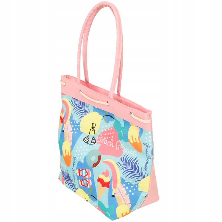 Geanta de plaja termo-izolanta, Zd trading, Poliester, Multicolor, 50x40x20cm