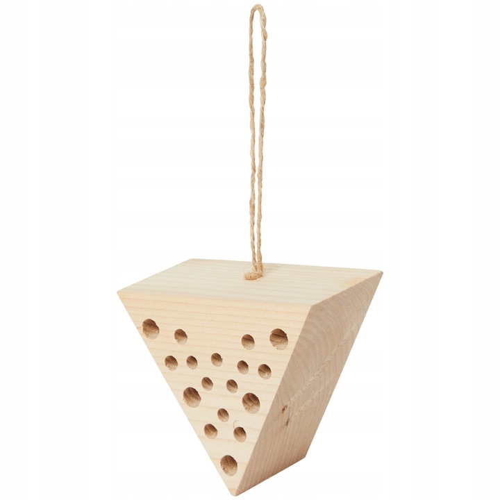 Casuta pentru insecte, Home Accents, Lemn, 8x9x5 cm, Maro