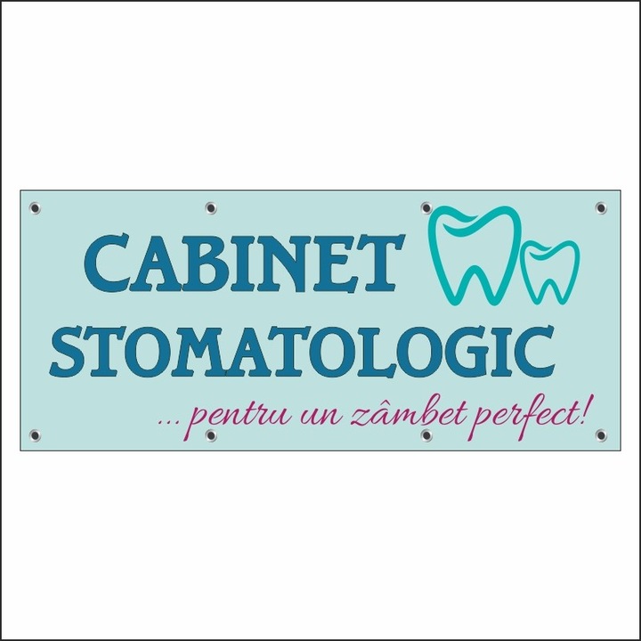 Banner MEDIA, "Cabinet stomatologic" model 2, 200 x 80 cm