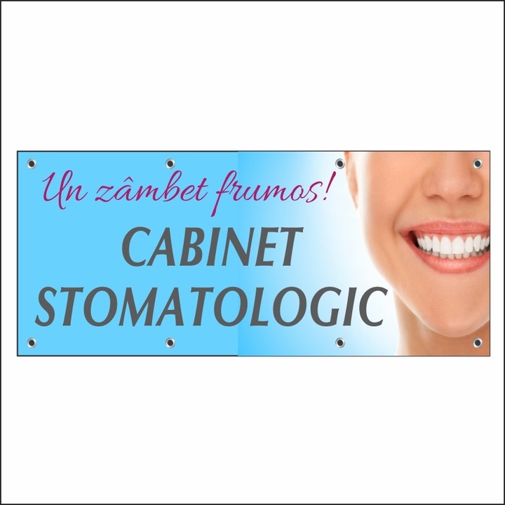Banner MEDIA, "Cabinet stomatologic" model 1, 200 x 80 cm