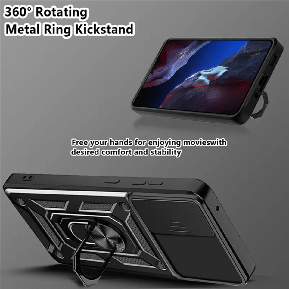 Husa Google Pixel 8 protectie camera Asteroid GSM CamShield Series, negru