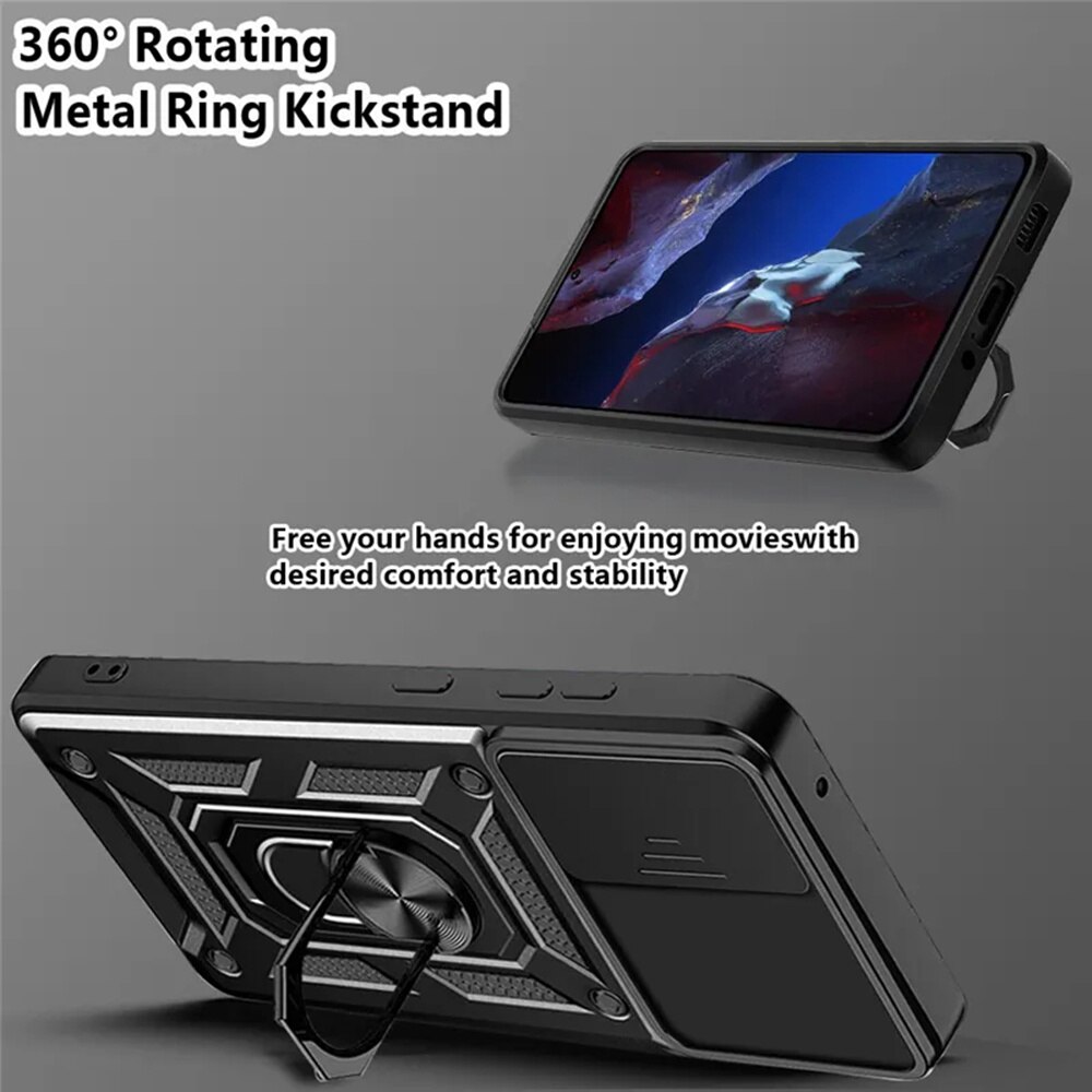Husa Google Pixel 8 protectie camera Asteroid GSM CamShield Series, negru