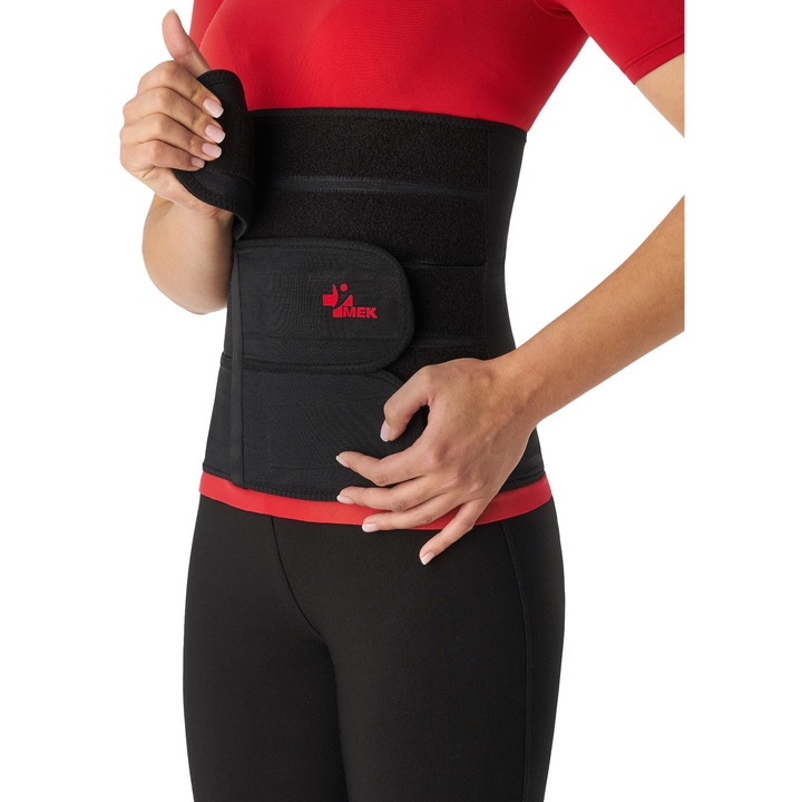 Centura abdominala post-operatorie 30 cm MEK® 3015 pentru hernie, stabilizator cu 3 benzi ajustabile, marimea XXXL