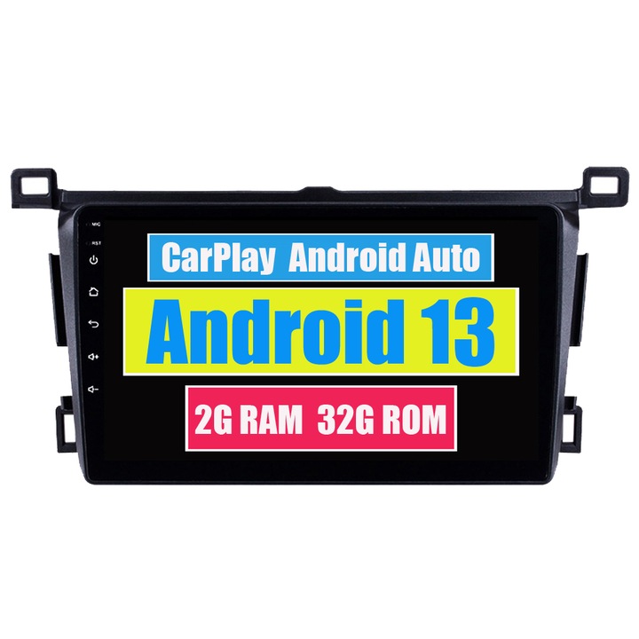 Навигация GPS за Toyota RAV4 2013 2014 2015 2016 2017 CarPlay Android Auto Stereo Radio Bluetooth 2GB RAM, 32GB ROM