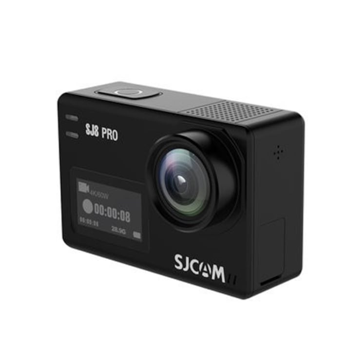 SJCAM SJ8 Pro akciókamera, 2,3" IPS, 170° széleslátószög, fekete
