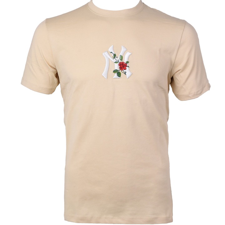 Тениска, 47 марка MLB New York Yankees Emb Backer Southside Tee 549815, бежово, S