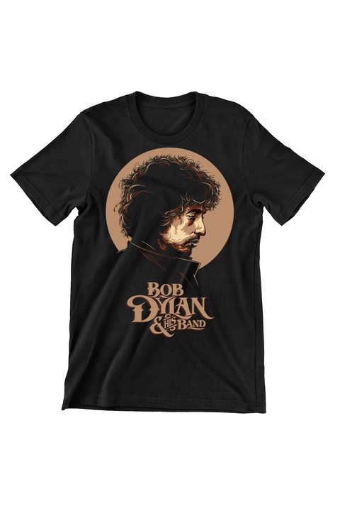 Tricou Barbati Prestige-Boutique, Muzica Rock, Bob Dylan, negru, M