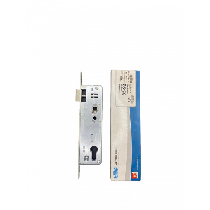 Egyszerű PVC ajtózár 35 x 92 mm Vorne