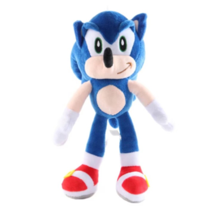 Jucarie de plus Ariciul Sonic the Hedgehog, albastru, 28-30cm