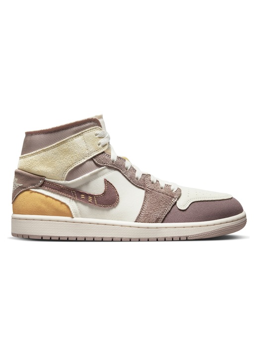 Pantofi sport, Nike, Air Jordan 1 Mid SE Craft Taupe Haze, Multicolor, 43 EU