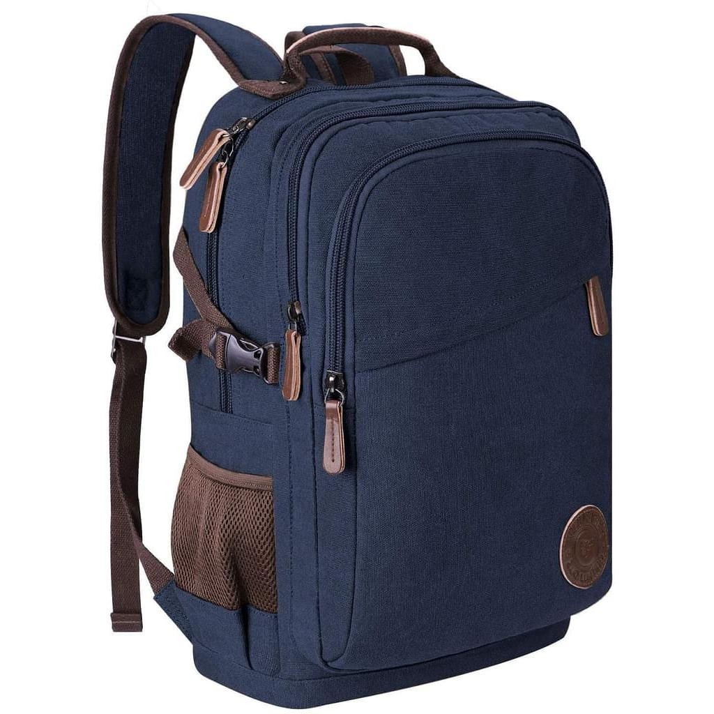 Rucsac pentru laptop, impermeabil, albastru inchis, 48x31x16cm