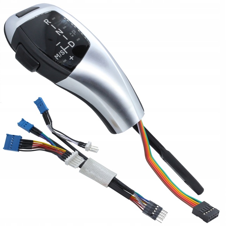 Топка за скоростен лост, автоматична, LED, Bmw 3 E46 5 E60 E61, Satin Silver, ME Premium