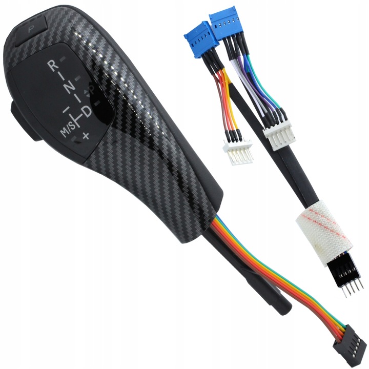 Топка за скоростен лост, Автоматична, LED, Bmw 1 E81 E87 3 E90 E91 E91 E92 E93, Carbon, ME Premium
