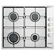 Plita Incorporabila Samus PSG-64SX, 4 arzatoare gaz, Latime 58 cm, Sistem de siguranta la arzatoare, Aprindere electrica, Inox