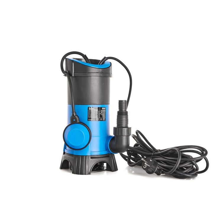 Потопяема помпа с поплавък за мръсна вода, 900 W, Geko G81463