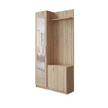 Cuier Minu, Pal Melaminat 16 mm, Cant ABS 0.4 mm, Sonoma Cuier Minu, Pal Melaminat 16 mm, Cant ABS 0.4 mm, Sonoma