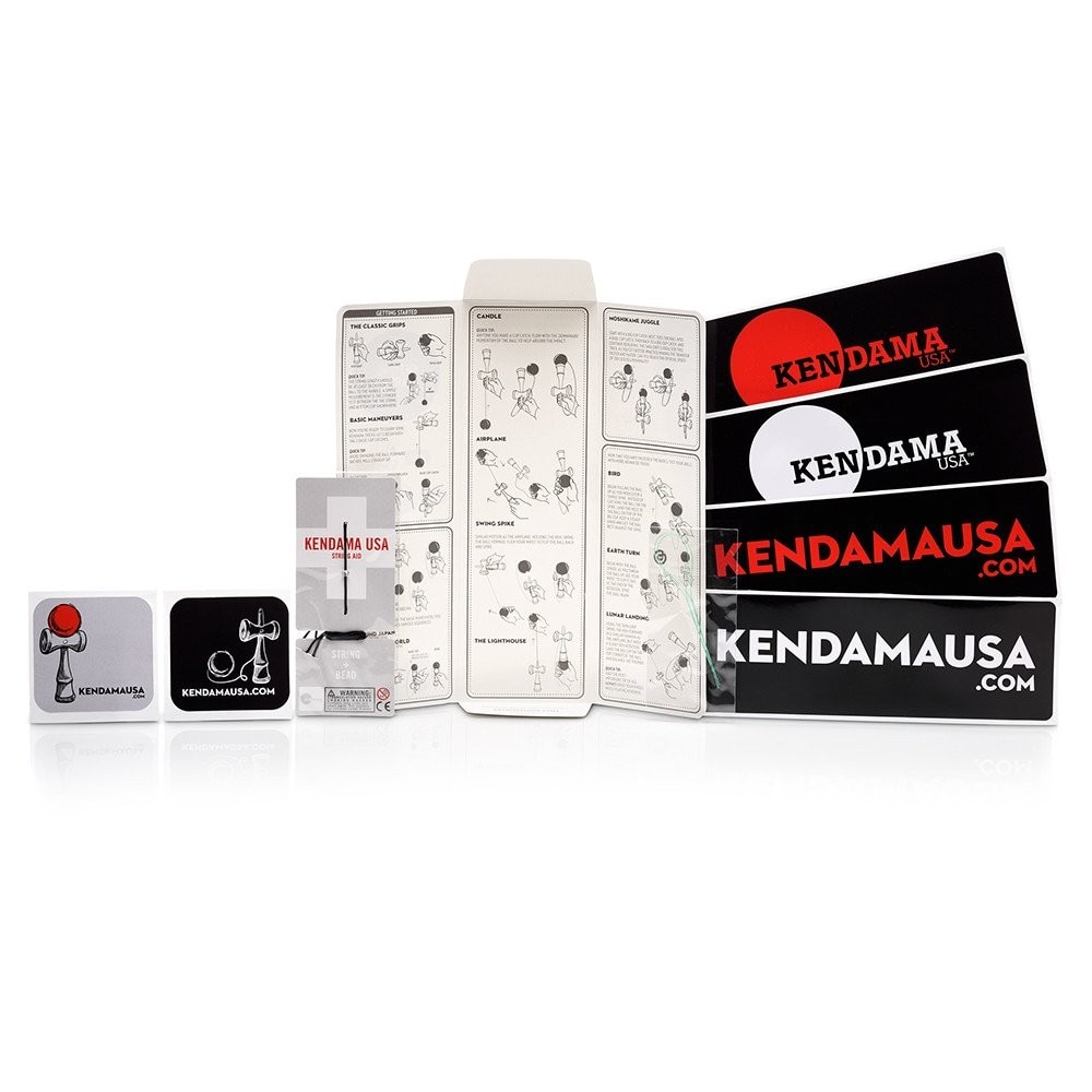 Kendama USA Kaizen Half Splits Silk Coral/Turcuoaz