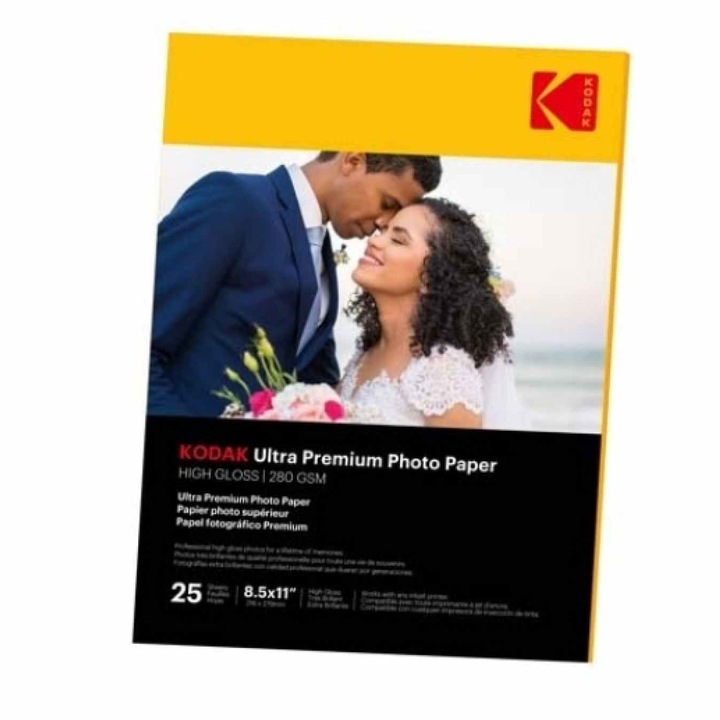 Hartie foto Kodak Ultra Premium - RC Gloss 280g, A4, 21x29.7cm, 25 bucati