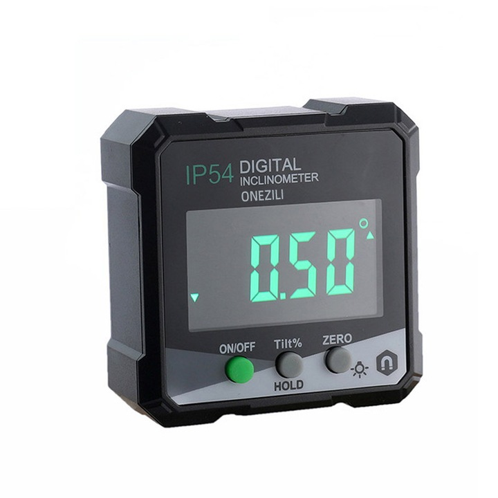 Nivela digitala cu inclinometru, instrument electronic magnetic pentru nivelare, inclinometru raportor, instrumente pentru prelucrarea lemnului cu magnet