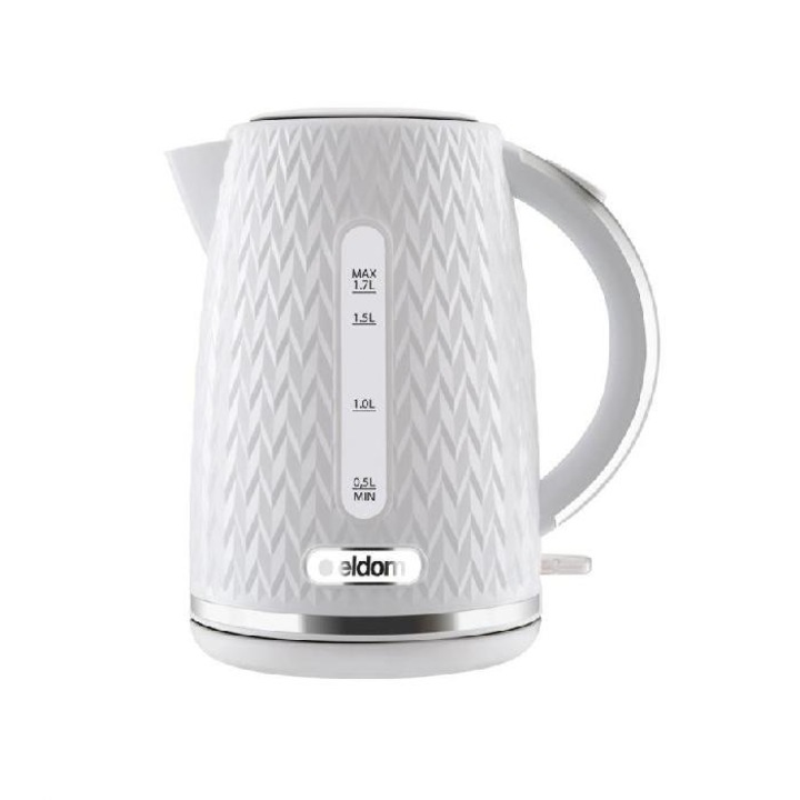 Електрическа кана Eldom C260B, 1,7л, 2000W, Бял