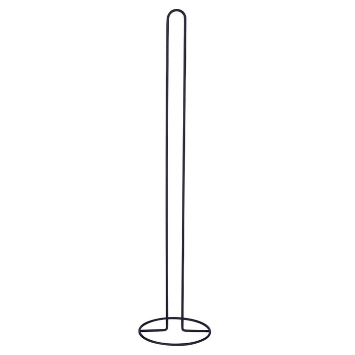 WC-papír tartó, Vilde, Fém, 60 cm, Fekete