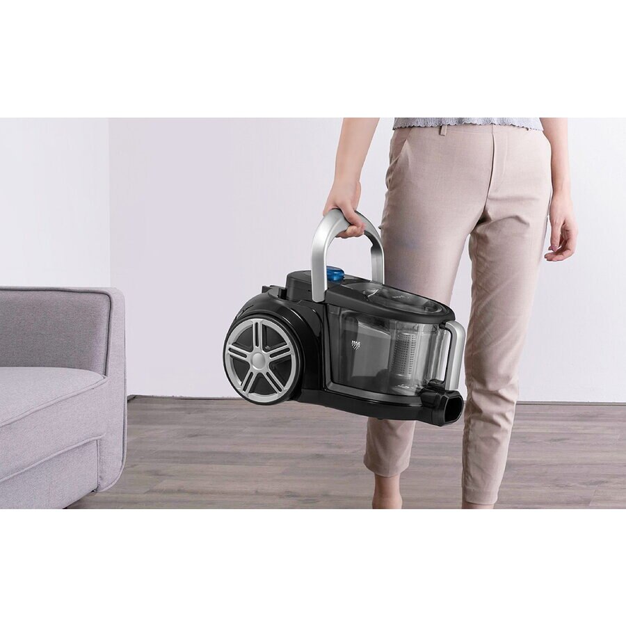 Aspirator fara sac, Midea, 3 L, 600 W, Gri