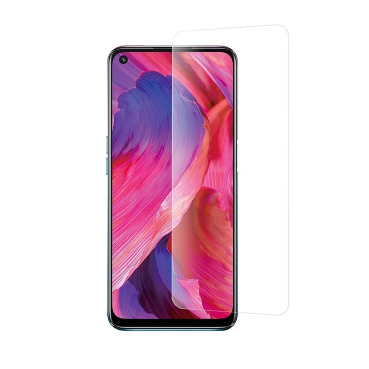 Oppo Reno 4Z 5G-vel kompatibilis védőfólia, biztonságos üveg, átlátszó