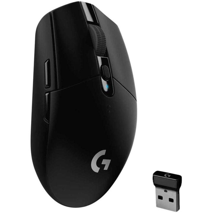 Геймърска мишка Logitech G305 LightSpeed Hero, безжична, черна