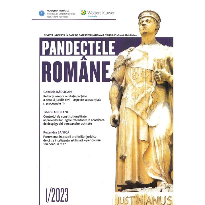 Pandectele Romane Nr.1/2023