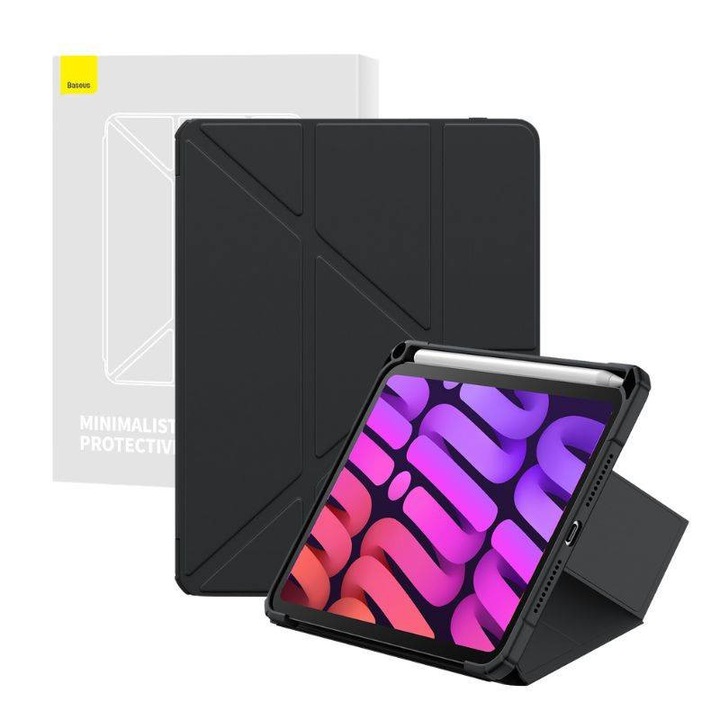 Husa de protectie Baseus Minimalist Series iPad Mini 6 8,3" (neagra)