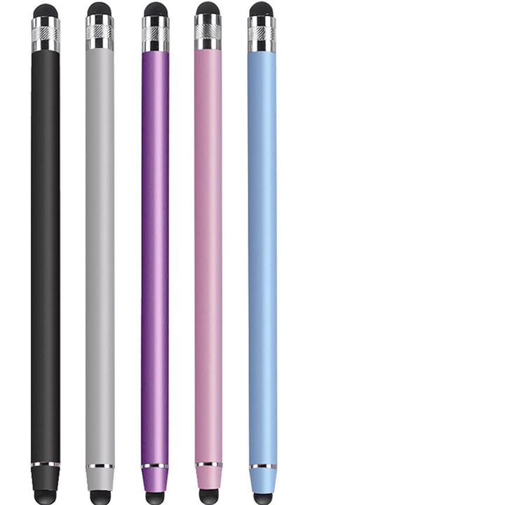 Комплект химикалки за таблети, JENUOS, 2 в 1, за таблети, телефони и PDA, Gps, Многоцветни, 5бр