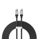 Kábel, Baseus, USB-C/USB-C, 100 W, 2 m, Fekete