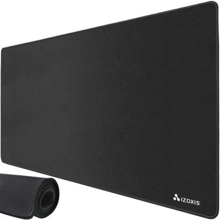 Mousepad Izoxis, Anti-alunecare, Waterproof, 89 x 40 cm, Negru