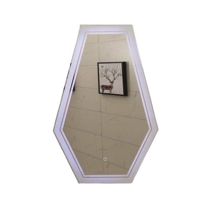 Огледало Inter Ceramic Елма ICL 1493, За баня, LED Осветление, Touch screen, Нагревател