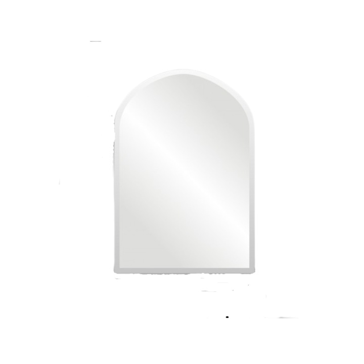 Огледало Inter Ceramic ICM B1, За баня, С фасет и планки за монтаж