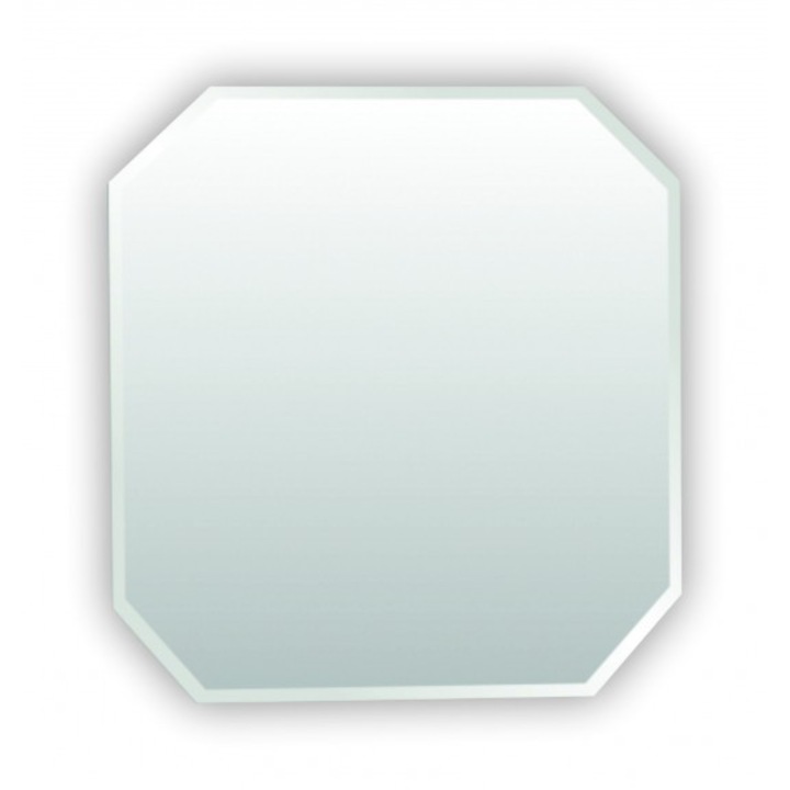 Огледало Inter Ceramic ICM B11, За баня, С фасет и планки за монтаж