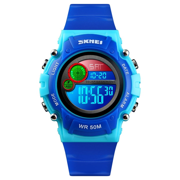 Ceas pentru copii SKMEI Happy, Albastru închis