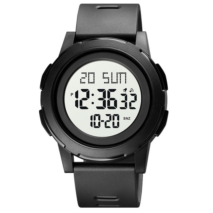 Ceas pentru copii SKMEI Joy, Negru / Alb