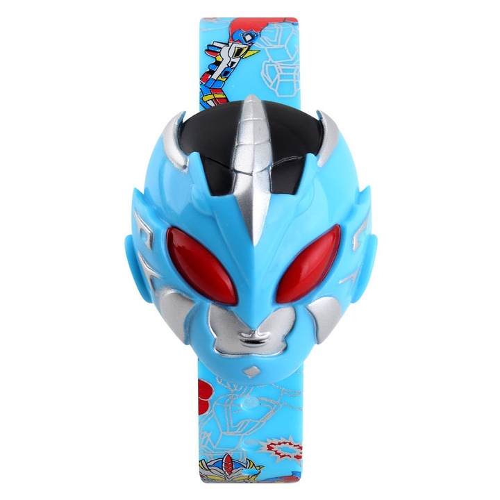 Ceas pentru copii SKMEI Power Rangers, Albastru deschis