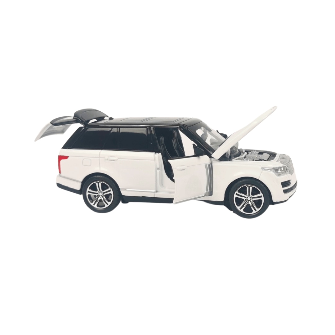 Masina Range Rover, Cu usi care se deschid, 1:32, Alb - eMAG.ro