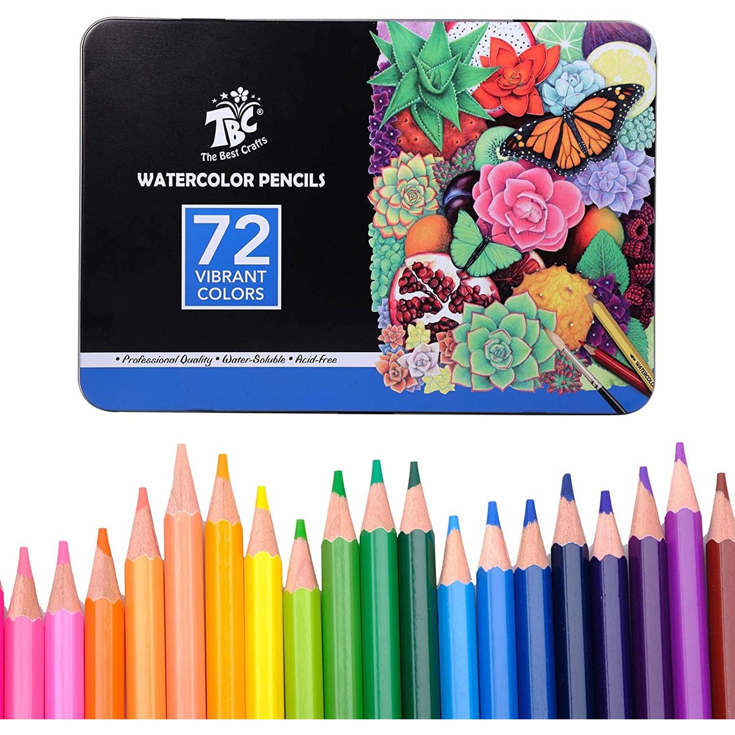 at home income remove Set 72 creioane colorate pentru desen in cutie rezistenta din metal -  eMAG.ro