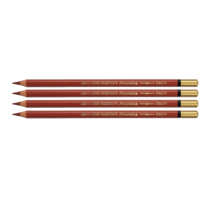 Set 4 x Creion Colorat Aquarell, Individual, Maron Roscat