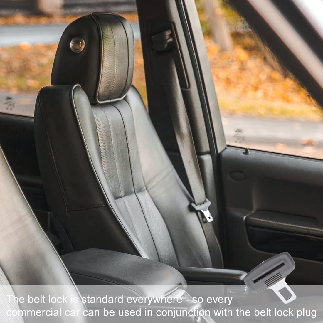 Set 2 cleme anulare sunet pentru centura de siguranta auto - eMAG.ro