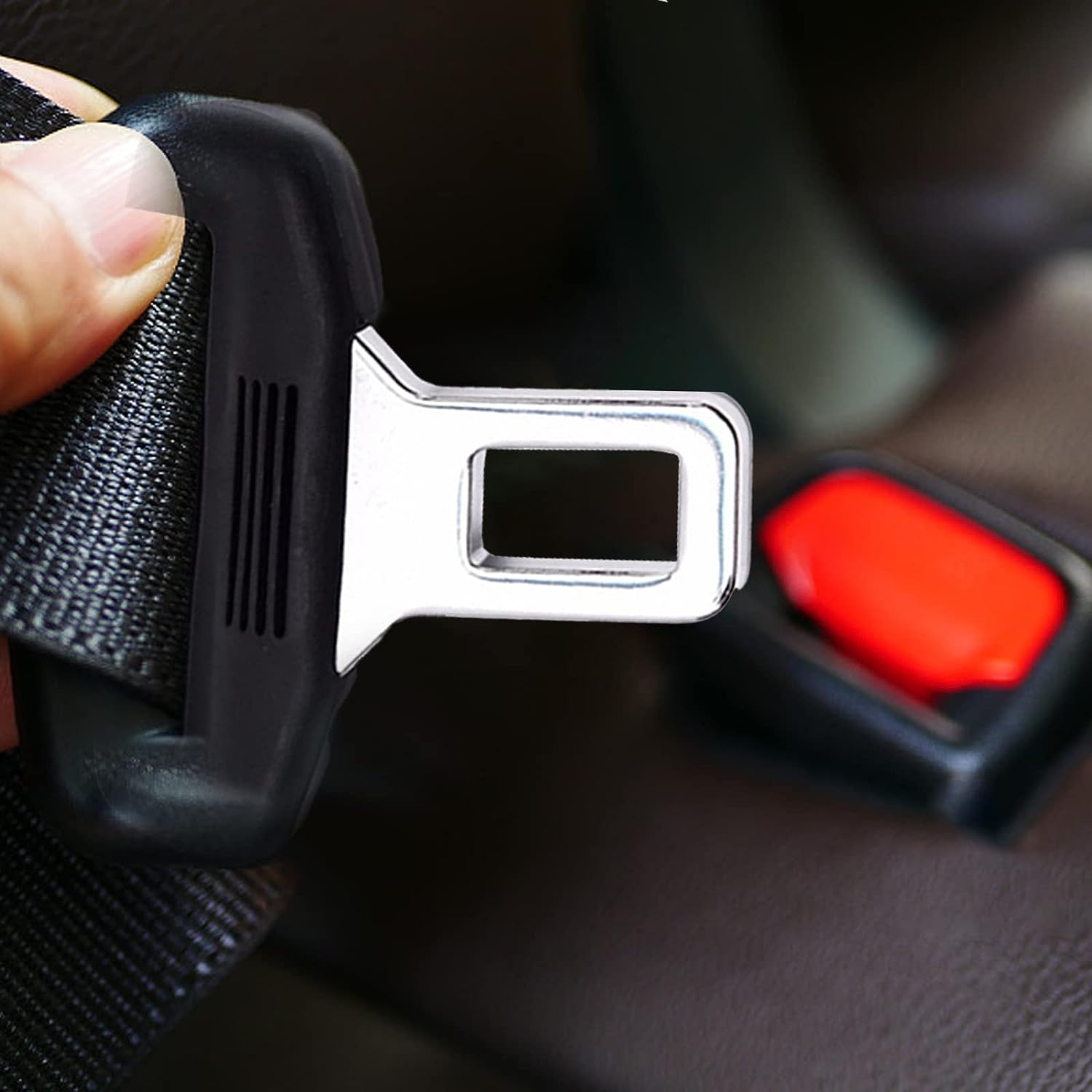 Set 2 cleme anulare sunet pentru centura de siguranta auto - eMAG.ro